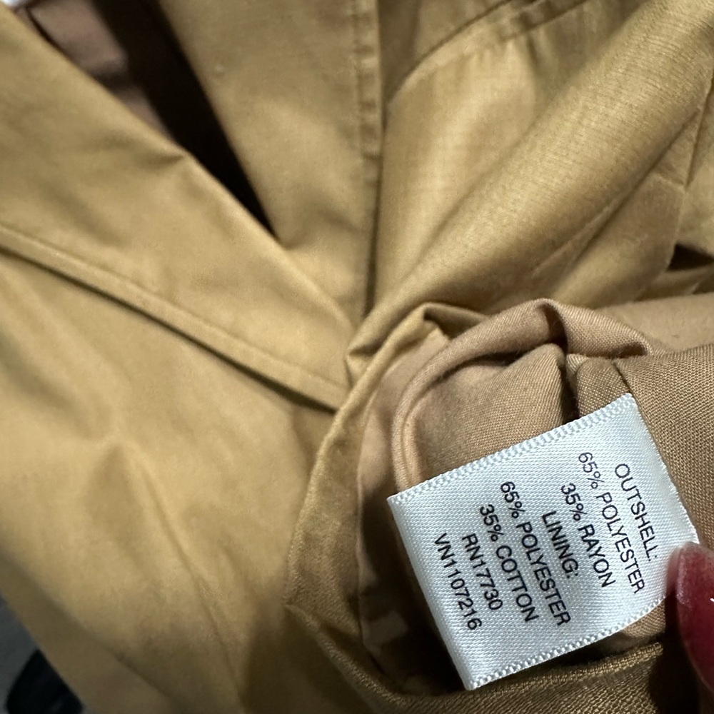 Isaac Mizrahi Tan Camel Colored blazer size 6 - Picture 6 of 6